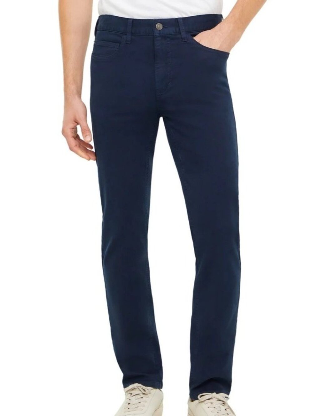 Banana Republic 5 Pocket Slim Men's Pants 34X30 Navy Blue Cotton Blend